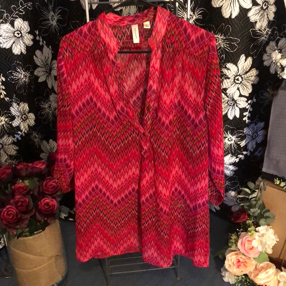 Sheer blouse